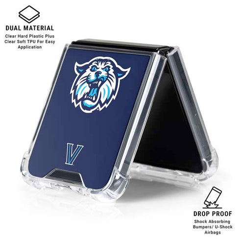 Villanova University V Initial Galaxy Z Flip6 Clear Case